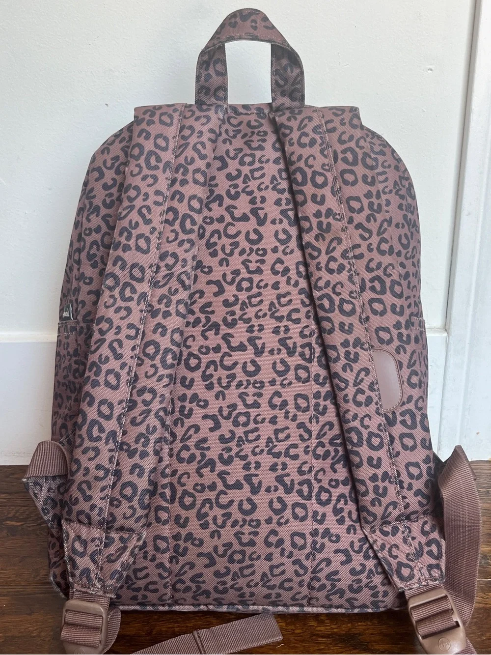 Herschel Leopard Print Backpack — brown & black